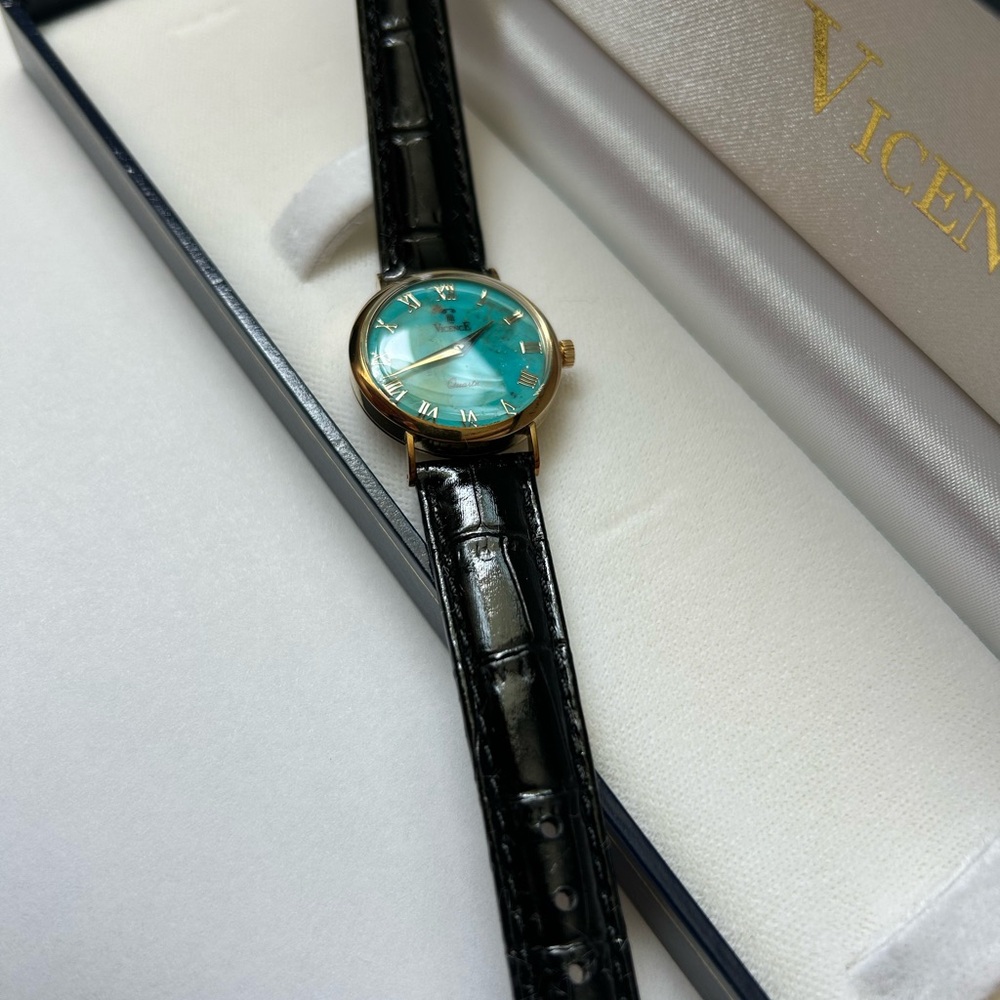 Turquoise and Black Women's Watch